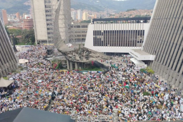 Evento del presidente, Gustavo Petro, en La Alpujarra Medellín este sábado.