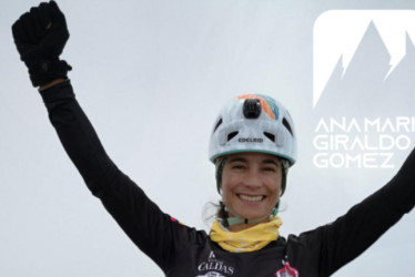 Ella es Ana María Giraldo, la montañista caldense, que está nominado al premio que realiza el periódico LA PATRIA. 