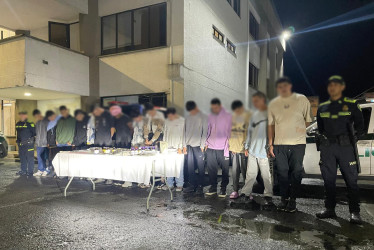 Los 15 capturados estaban en la casa utilizada para almacenar y fabricar tusi.