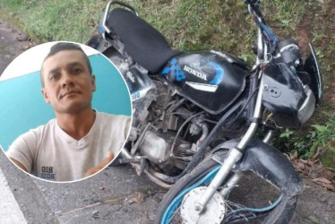 Héctor Fabio Quintero se accidentó en Petaqueros y murió esta tarde en hospital de La Dorada. 