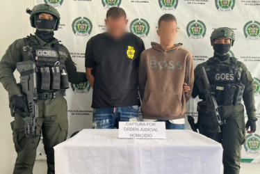 En Belén de Umbría la Policía de Risaralda logró la captura de dos integrantes de la subestructura Edwin Román Velázquez Valle del Clan del Golfo. 