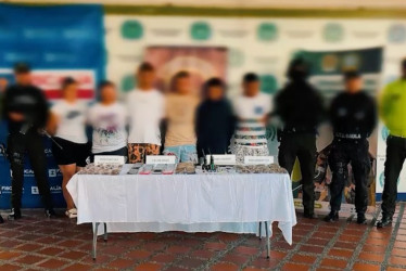 Durante el operativo fueron capturadas 11 personas, entre ellas alias Lulú, vinculado al grupo Cordillera