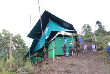 Collective Mining hizo un descubrimiento insignia en la frontera de dos municipios de Caldas. Planea expandir los conocimientos geológicos y estudia la posibilidad de construir una mina.