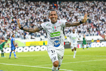 Dayro Moreno, goleador del Once Caldas y del fútbol colombiano. Soñaba con vestir nuevamente la camiseta de la Selección Colombia, pero no fue convocado.