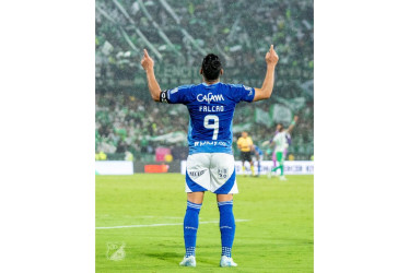 Falcao le dio la victoria a Millonarios en Medellín ante Atlético Nacional.