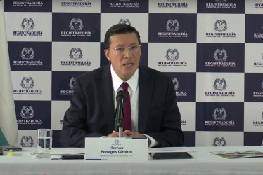 El caldense Hernán Penagos, registrador Nacional, deja en manos del Consejo de Estado o la Corte Constitucional la realización de la consulta popular que convocó el Gobierno Petro.