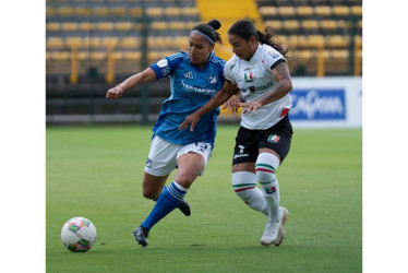 Once Caldas femenino perdió 4-0 ante Millonarios en Bogotá.