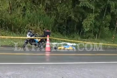 Jhon Jairo Barco Parra murió el viernes en la tarde, cuando transitaba en la vía entre Manizales y Medellín.