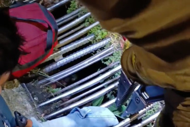 Después del rescate, el menor fue valorado en el sitio y no requirió traslado a un centro asistencial.