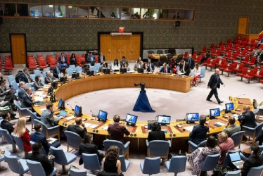 "¡Histórico! Colombia ha sido elegida miembro no permanente del Consejo de Seguridad de la ONU durante el periodo 2026–2027", así destacó la Presidencia de la República la aceptación del país en el Consejo de Seguridad de la ONU.