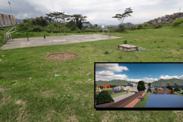 La Alcaldía de Manizales se compromete a terminar en seis meses el parque Metropolitano. Una líder de la zona apoya la obra y pide alejar el consumo de drogas.