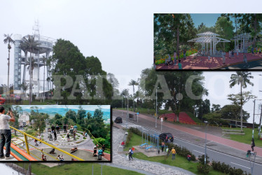 El 30 de diciembre del 2025 estaría listo un bulevar de Chipre como nuevo. En Manizales alistan puente de vidrio, ciclobandas, muelle, terrazas, fuentes y juegos. Así se vería el mirador en la Feria de Manizales del 2026.