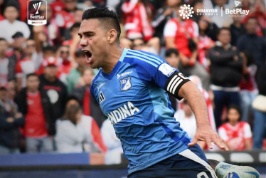 Millonarios derrotó a Independiente Santa Fe con gol de Falcao. 