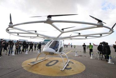 Corea del Sur hizo la primera prueba de un aerotaxi tripulado. 