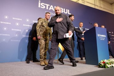 Foto | EFE | LA PATRIA  El enviado de Ucrania, Rustem Umérov, sigue sin conseguir un alto al fuego.