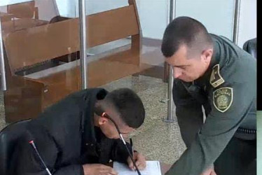 El sujeto no aceptó los cargos.