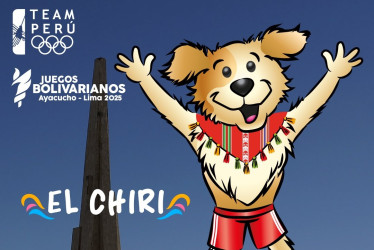 Chiribaya, la mascota oficial de la vigésima edición de los Juegos Bolivarianos Perú 2025.