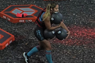 Daniela Zuluaga, Dani, durante su última competencia en el Desafío Siglo XXI. La melliza manizaleña fue eliminada.