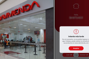 Usuarios de X han denunciado dificultades para acceder a la aplicación móvil de Davivienda. LA PATRIA muestra un paso a paso recomendado por el servicio al cliente del banco.