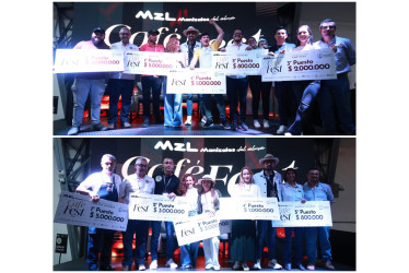 Los ganadores de las categorías tostados y suaves lavados. 