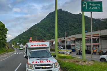 Foto| GER| LA PATRIA  Sentido Los Cámbulos - La Enea, sector Parque Centro, lugar del accidente.