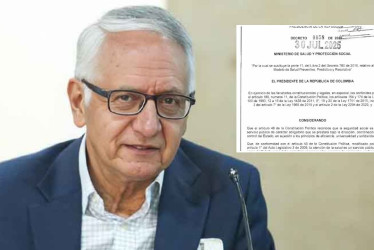 Guillermo Alfonso Jaramillo, ministro de Salud.