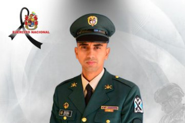 Foto| LA PATRIA  Sargento segundo John Alexánder Osorio Hernández.