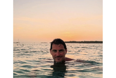 El exportero español, Iker Casillas en Colombia. 