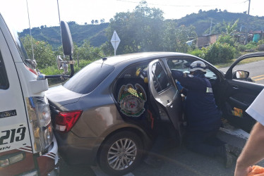 Uno de los accidentes atendidos