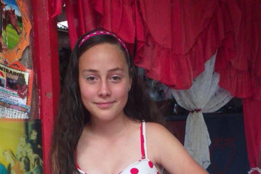 La menor desaparecida.