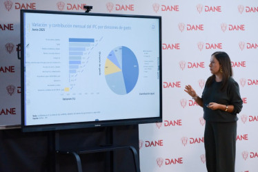 Presentación este lunes (7 de julio) de la inflación en Colombia.