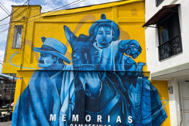 La obra, realizada por Revolucionarte, se llama Memorias Campesinas