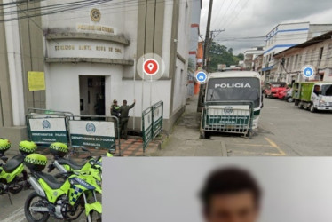 Foto|Google maps| LA PATRIA  Se escapó de la sede policial situada en la carrera 14 con calle 12 de Santa Rosa.