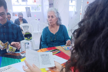 Foto | Cortesía José Fernando Giraldo | LA PATRIA   Taller de dibujo de Casa Arte Diversa. Camila Moncada afirma que los talleres también han abierto la puerta a personas con discapacidades, por lo que se hace un trabajo de inclusión en varias aristas. 