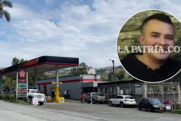 Al taxista Miguel Ángel Rincón Díaz lo agredieron en la estación de servicio de ingreso a Villamaría. 