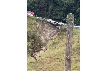 Así se ve este tramo en el sector de Cerro Bravo.