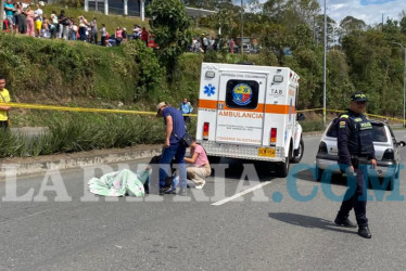 La mujer atropellada murió en el lugar, de manera instantánea.