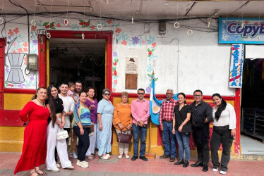 La Corporación "A mí Anserma" lideró la reubicación de las placas que recuerdan el paso de Carlos Gardel por el municipio.