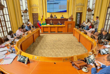 El encuentro se realizó en el recinto con la presencia del contralor de Caldas.