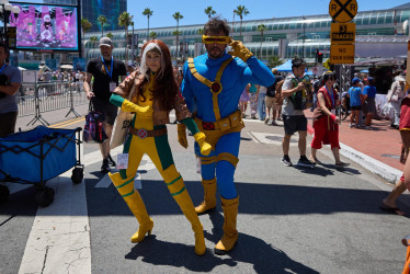 Cosplay de personajes de X-Men, una saga que marcó huella en sus aficionados.