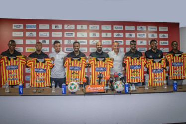 Deportivo Pereira presentó sus 7 refuerzos para la temporada y estableció sus objetivos: luchar por la estrella de fin de año 