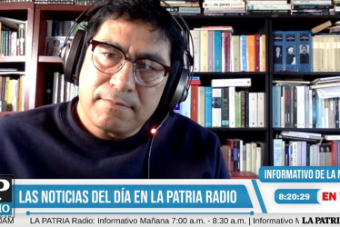 El docente y escritor de Manizales Mario Armando Valencia. 