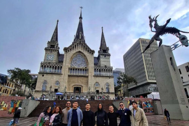 Nueve estudiantes de la Universidad de la Costa visitaron Manizales durante el primer semestre del 2025. 
