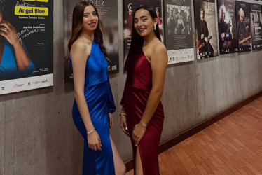 María José Valencia Rodríguez y Andreína Restrepo Naranjo, integrantes de Florecer Andino. 