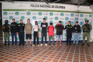 Las autoridades lograron la desarticulación del grupo delincuencial común organizado "Amón", que venía sembrando temor en la comuna Villa Santana en Pereira 