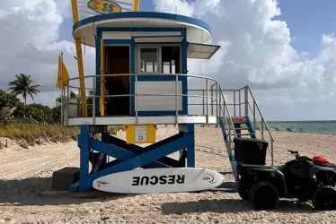 El ataque ocurrió en una playa de la Florida.