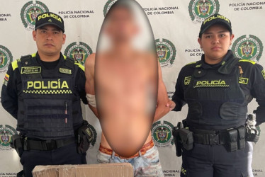 El capturado presenta tres anotaciones por el delito de tráfico, fabricación o porte de estupefacientes.