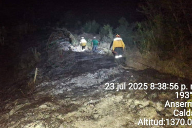 Distintos cultivos resultaron afectados ante el incendio provocado por una quema.