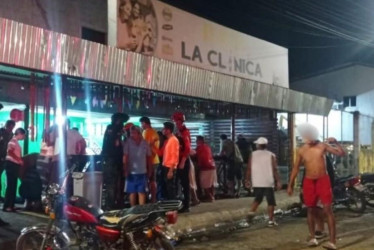 El bar que fue atacado en Guayas, Ecuador.