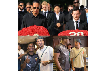  Las críticas se intensificaron luego de que en redes sociales circularan imágenes de Díaz sonriendo y posando con influenciadores